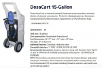 compatible dosacart holds many size dosatrons compatible dosacart holds many size dosatrons