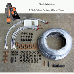 Black or White mainline hose wraps around the deck or porch and feeds the micro tubing into the pot. Black or White mainline hose wraps around the deck or porch and feeds the micro tubing into the pot.