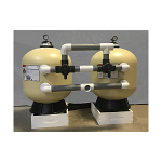 sand filter set in filtering position sand filter set in filtering position