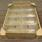 Berry Flat holds 8 one pound clamshells Berry Flat holds 8 one pound clamshells