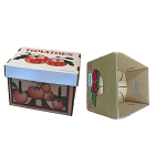 Tomato Boxes hold 25 pounds of fruit and vegetables for market. Tomato Boxes hold 25 pounds of fruit and vegetables for market.