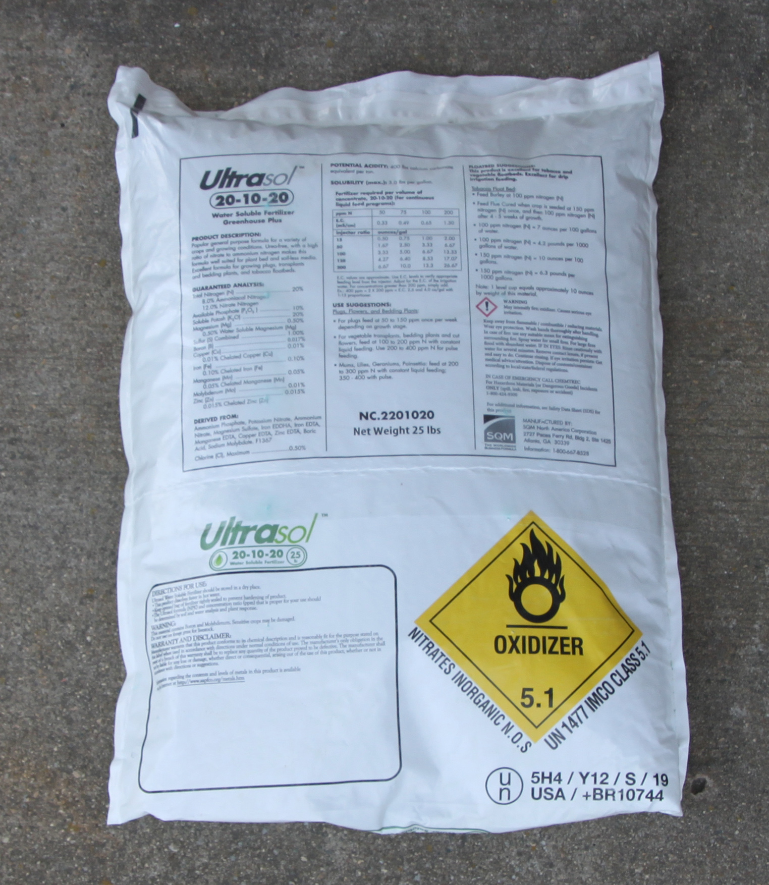 20-10-20 Fertilizer, 25 lbs Bag 20-10-20 Fertilizer, 25 lbs Bag