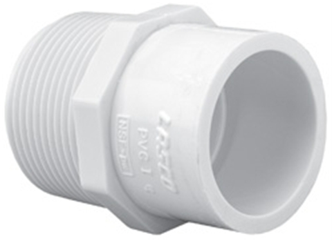Male Adapter, Reducing PVC #436 Male Adapter, Reducing PVC #436