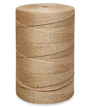 Natural fiber Jute Twine is a natural string for tying plants and making  trellises.