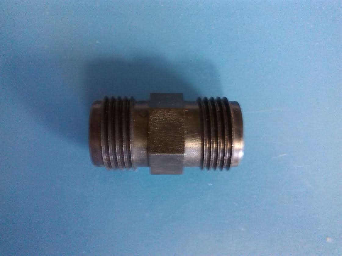 3/4" MHT X 3/4" MHT PVC BLACK NIPPLE (Male Hose Thread) 3/4" MHT X 3/4" MHT PVC BLACK NIPPLE (Male Hose Thread)