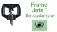 Antelco Frame jets provide an economical mid-range diameter coverage on Asta Stakes. 15' x 8'. Antelco Frame jets provide an economical mid-range diameter coverage on Asta Stakes. 15' x 8'.