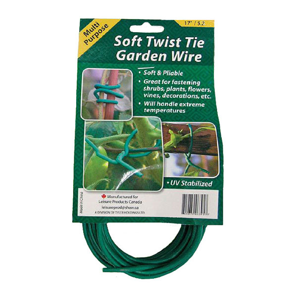 Garden Wire - Soft Twist tie that can be used in gardens and on flowers,  vines or trees.