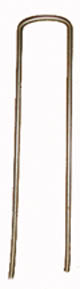 Staples - Bag of 100 -6 inch Long Metal Staples. Used to hold Weed Fabrics (Ground Cover) and Tubing in place. Staples - Bag of 100 -6 inch Long Metal Staples. Used to hold Weed Fabrics (Ground Cover) and Tubing in place.