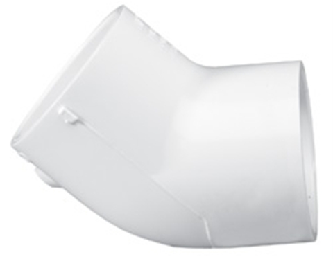 Elbow, 45 Degree PVC  #417 Elbow, 45 Degree PVC  #417