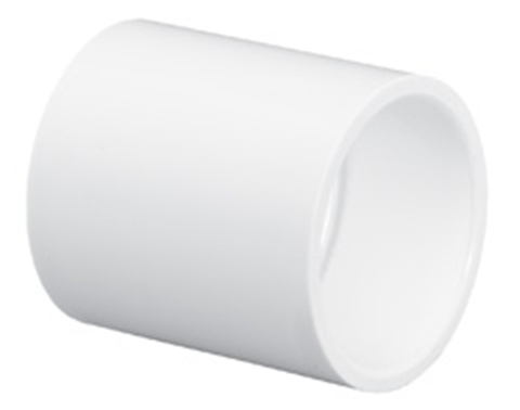 Coupler #429  PVC Slip x Slip.  (No threads). Quality Fitting made by Spears Coupler #429  PVC Slip x Slip.  (No threads). Quality Fitting made by Spears