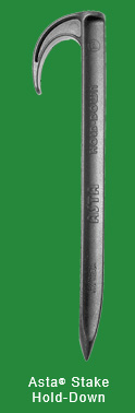Antelco's Hold Down Stake for 16mm to 3/4" Poly Mainline Hose.   43615 Pack of 25! Antelco's Hold Down Stake for 16mm to 3/4" Poly Mainline Hose.   43615 Pack of 25!