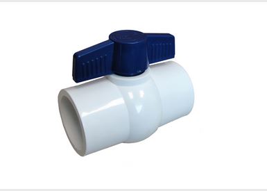 Economy PVC Ball Valves.  Slip or Threaded #400