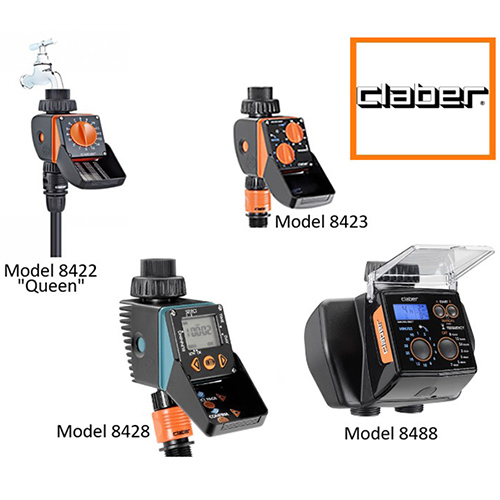 Claber Battery Operated Timers.  Easy to Set and works well with Garden and Flower Irrigation Kits Claber Battery Operated Timers.  Easy to Set and works well with Garden and Flower Irrigation Kits