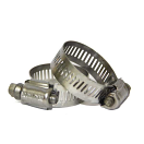 CLAMPS -- IDEAL Brand Worm Drive Clamps. * 1/2" up to 4".   All stainless steel construction. CLAMPS -- IDEAL Brand Worm Drive Clamps. * 1/2" up to 4".   All stainless steel construction.
