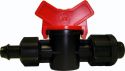 Red Handle Valve Connects Drip Tape to Poly Header Line. 420BV-06-LS Red Handle Valve Connects Drip Tape to Poly Header Line. 420BV-06-LS