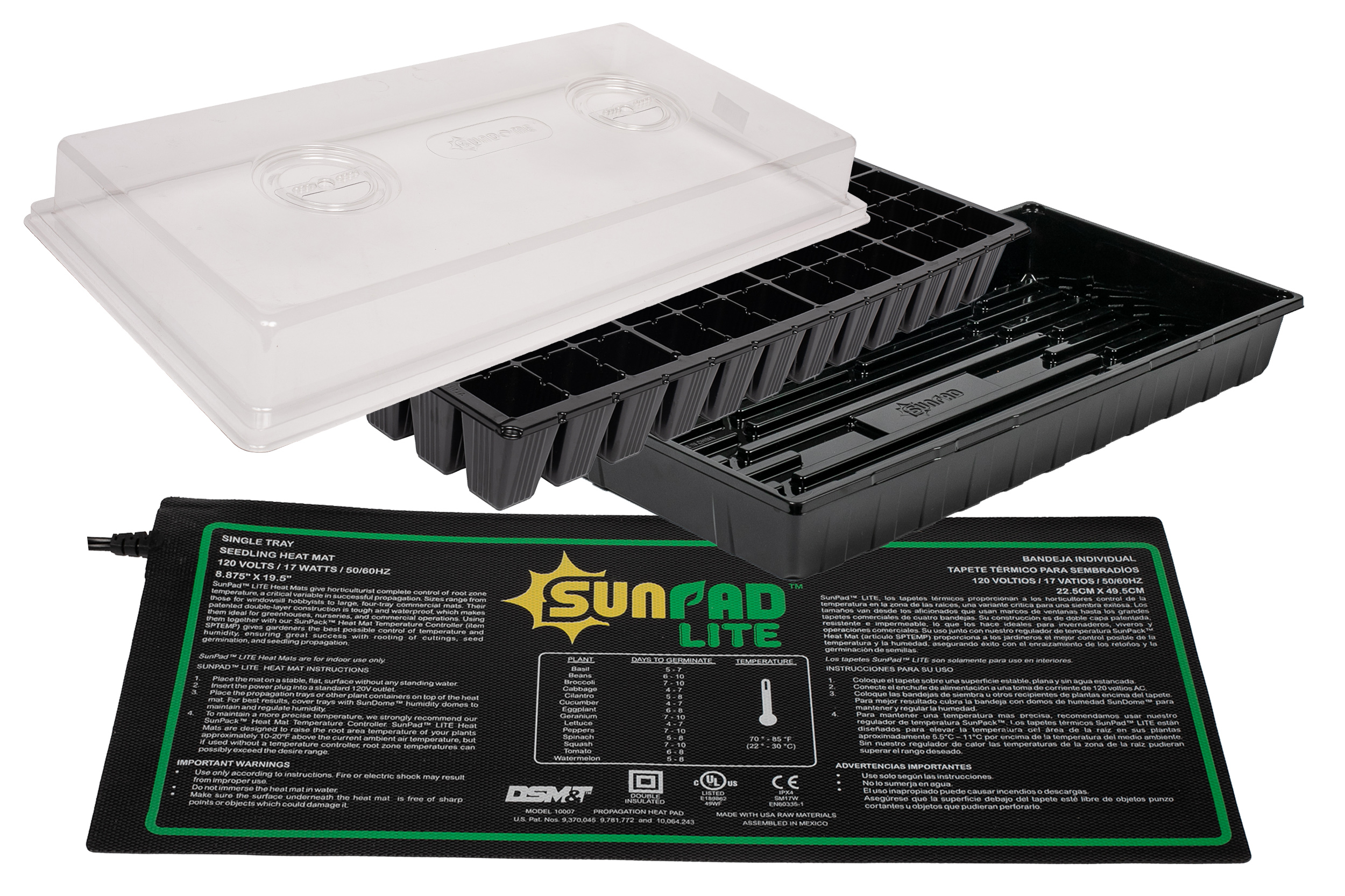 Heating Mats by Sunpack UL & ETL Listed for Safety Reliability.  Warm Seedlings.  Pro can be Daisy Chained! Heating Mats by Sunpack UL & ETL Listed for Safety Reliability.  Warm Seedlings.  Pro can be Daisy Chained!