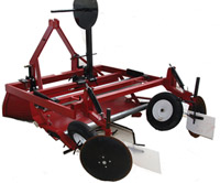 Compact Raised Bed Mulch Layer. Lays drip tape and Plastic Mulch or Weed Fabric. Compact Raised Bed Mulch Layer. Lays drip tape and Plastic Mulch or Weed Fabric.