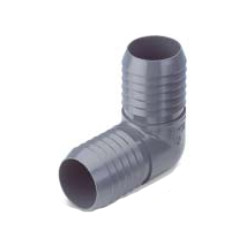 1406 Elbow, Insert Barbed PVC Gray Fittings 1406 Elbow, Insert Barbed PVC Gray Fittings