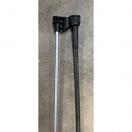 48" Stake Only - 4' Steel Stake by Netafim. Used with Meganet and Supernet.  *8mm fits Black Poly Adapter    