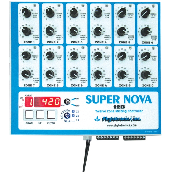 Nova 6 or 12 Zone Mister. Seconds On/Minutes Off. Best Selling Multi-Zone.
