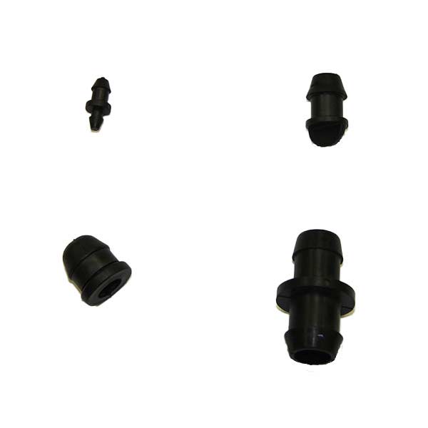 These are variants of Goof Plugs to seal your hole in Poly or Oval Hose. 1/4", 3/8", .550, .700