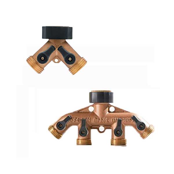 These are 2 way and 4 way splitters for your garden hose spigot.